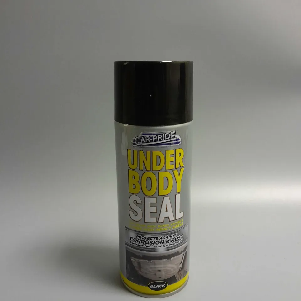 APPROXIMATELY 12 CAR PRIDE UNDER BODY SEAL 400ML  - BLACK