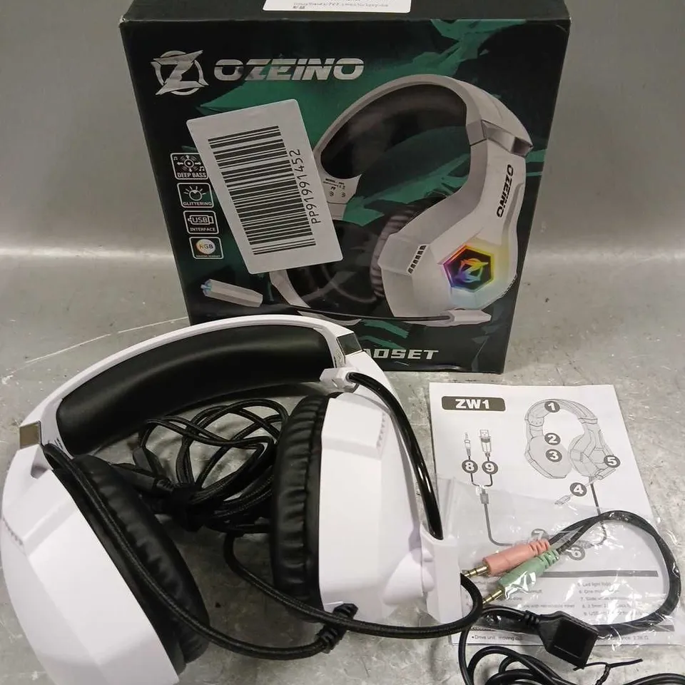 BOXED OZEINO ZW1 GAMING HEADSET