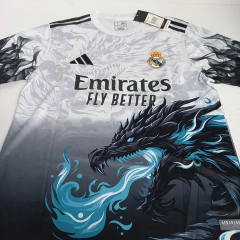 ADIDAS REAL MADRID FOOTBALL SHIRT – SIZE L