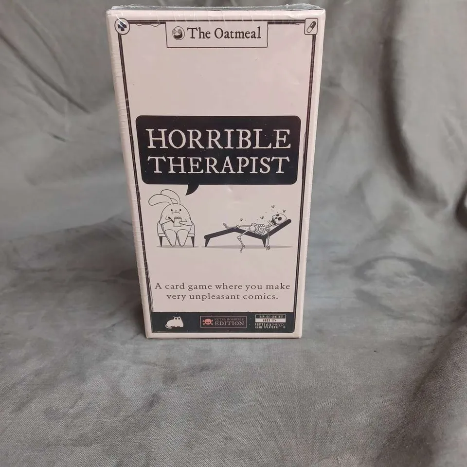 SEALED THE OATMEAL HORRIBLE THERAPIST CARD GAME