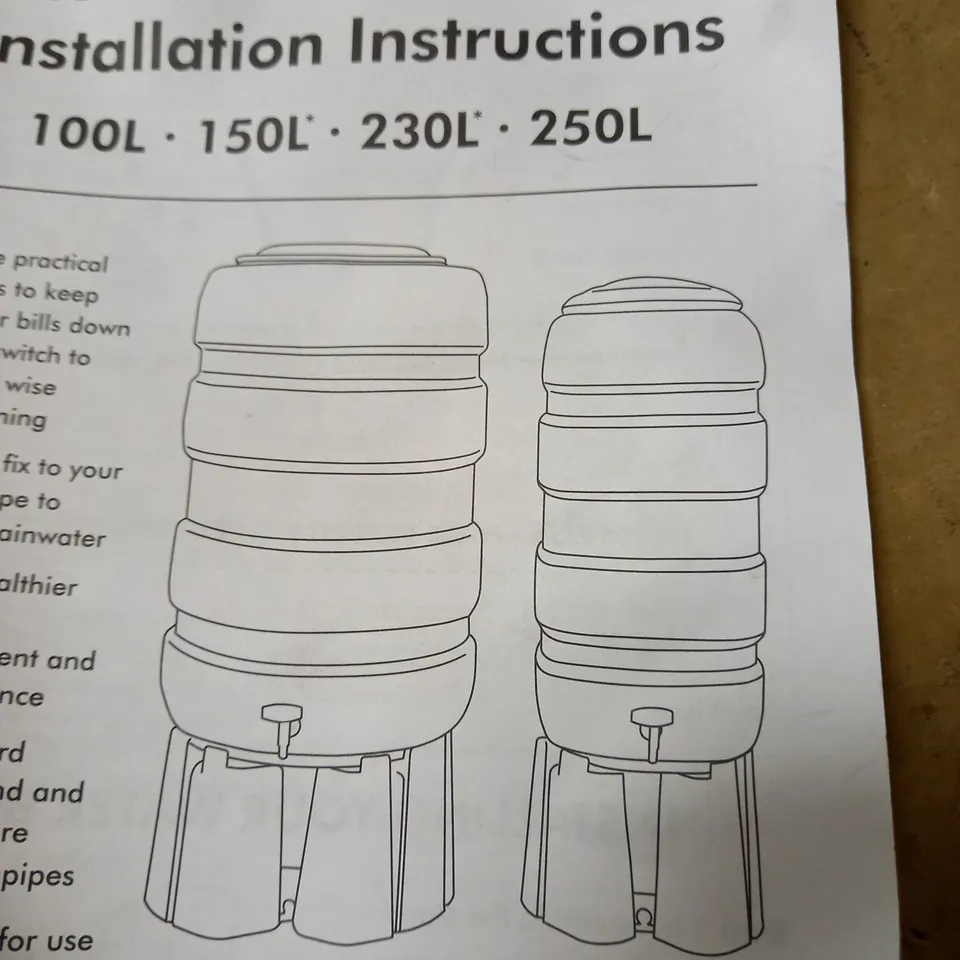 WATER BUTT KIT