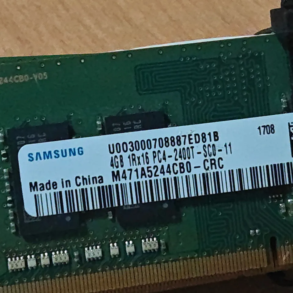 LOT OF 9 SAMSUNG 4GB 1RX16 PC4-2400T LAPTOP RAM - U0O3000708887ED81B