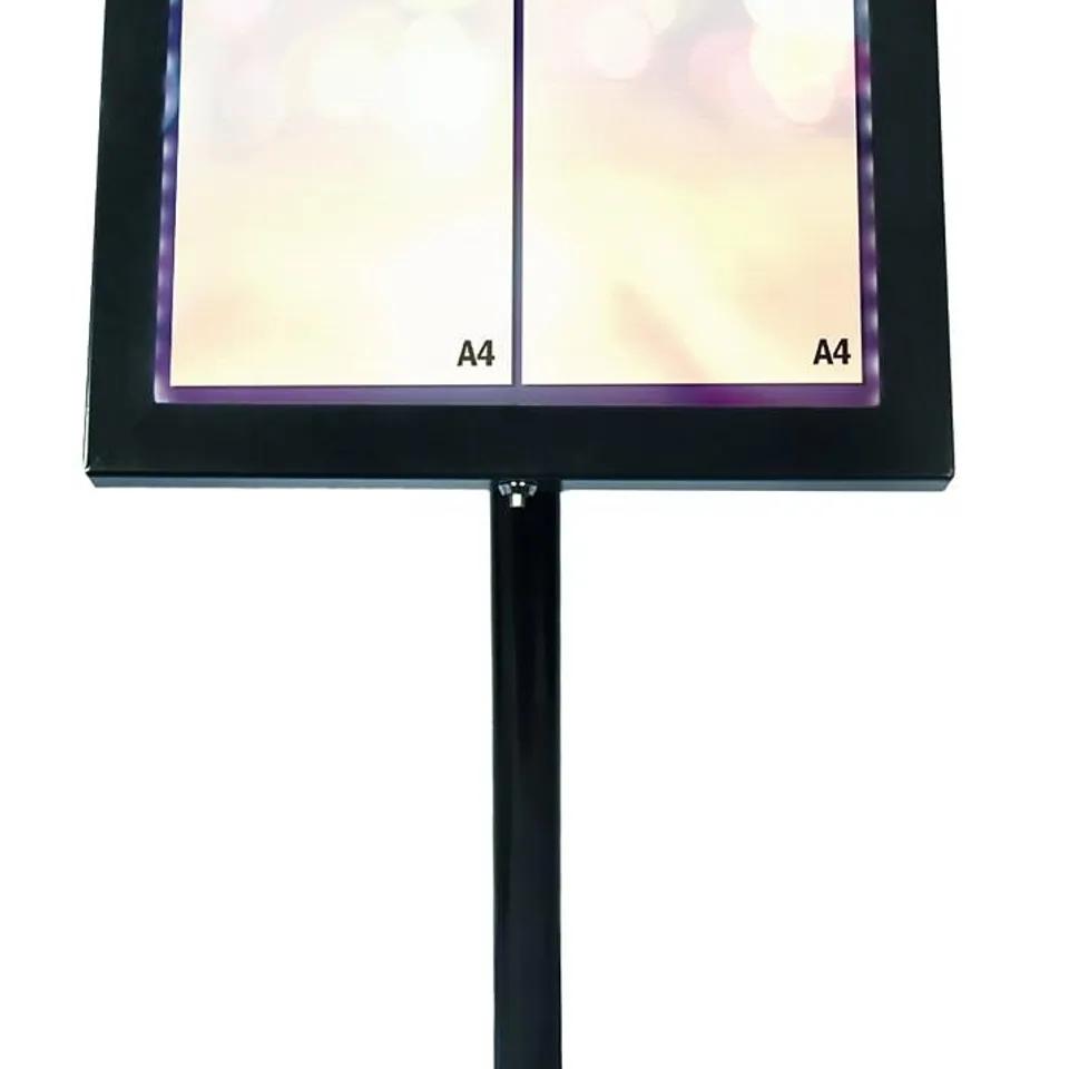 BOXED SECURIT MCS-4A4-BL-SET BLACK STAR LED INFORMATION DISPLAY WITH WHITE LEDS