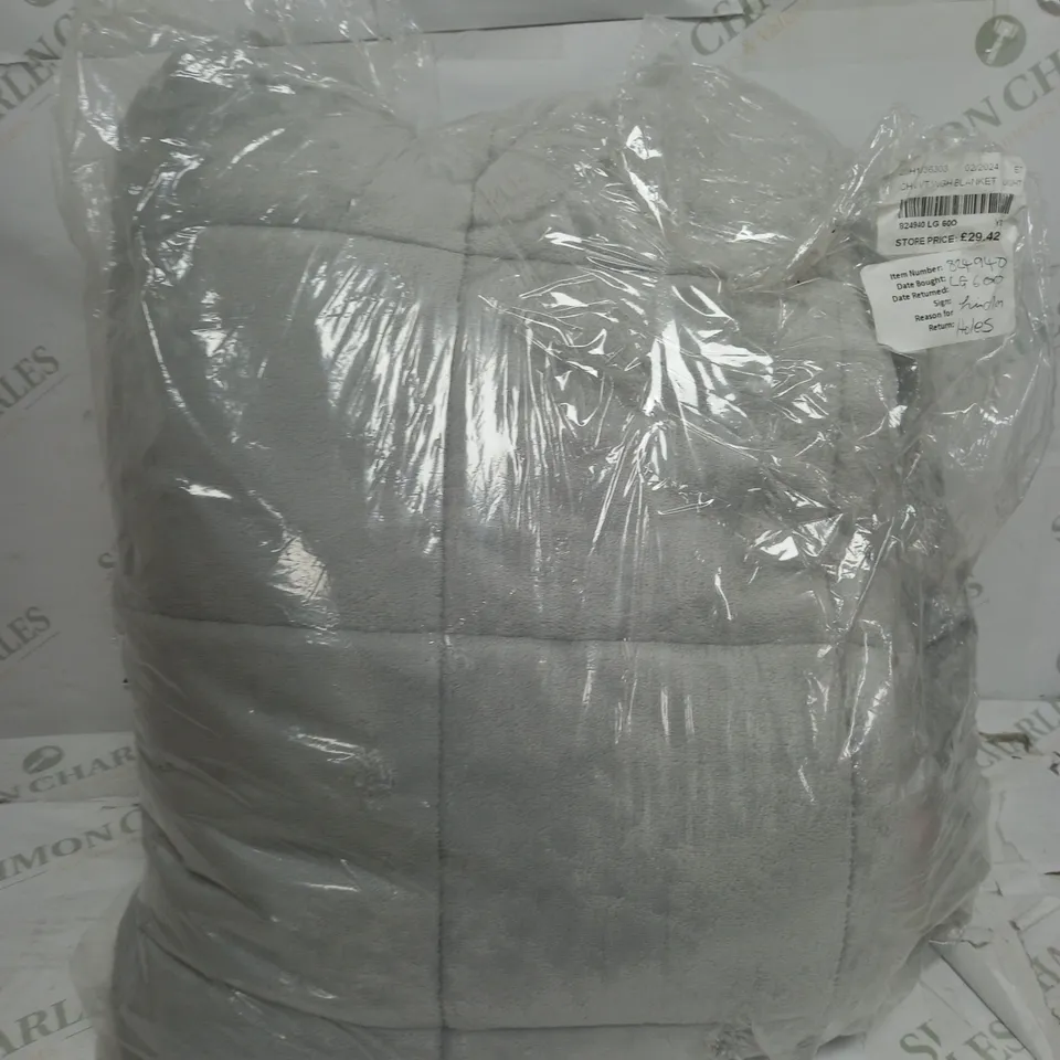 BOXED COZEE HOME VELVETSOFT WEIGHTED BLANKET