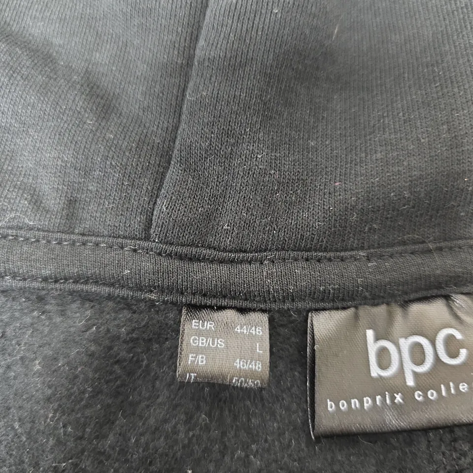 BON PRIX COLLECTION HOODIE BLACK SIZE L