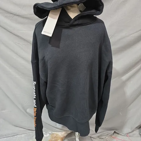 PALM ANGELS SUNSETS HOODIE β BLACK, SIZE SMALL