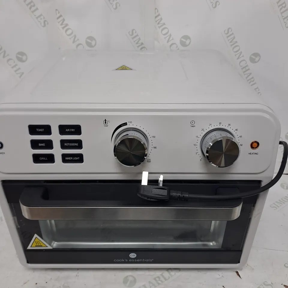 COOK'S ESSENTIAL AIR FRYER OVEN IN COOL GREY 