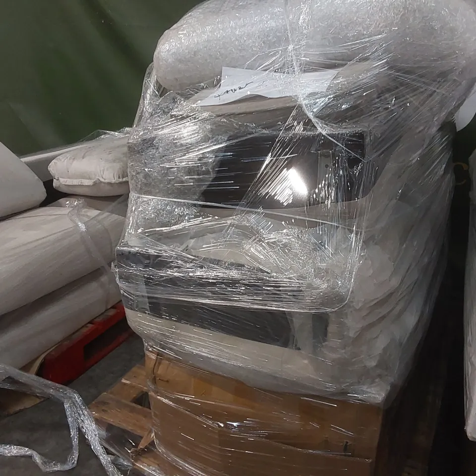 PALLET CONTAINING ASSORTED DESIGNER SOFA PARTS