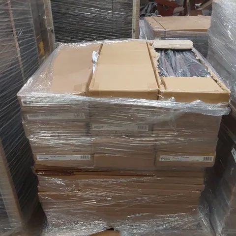 PALLET CONTAINING A LARGE ASSORTMENT OF BRAND NEW OFFICE FURNITURE PARTS TO INCLUDE: FRACTION PLUS TUBULAR TABLE LEGS ECT