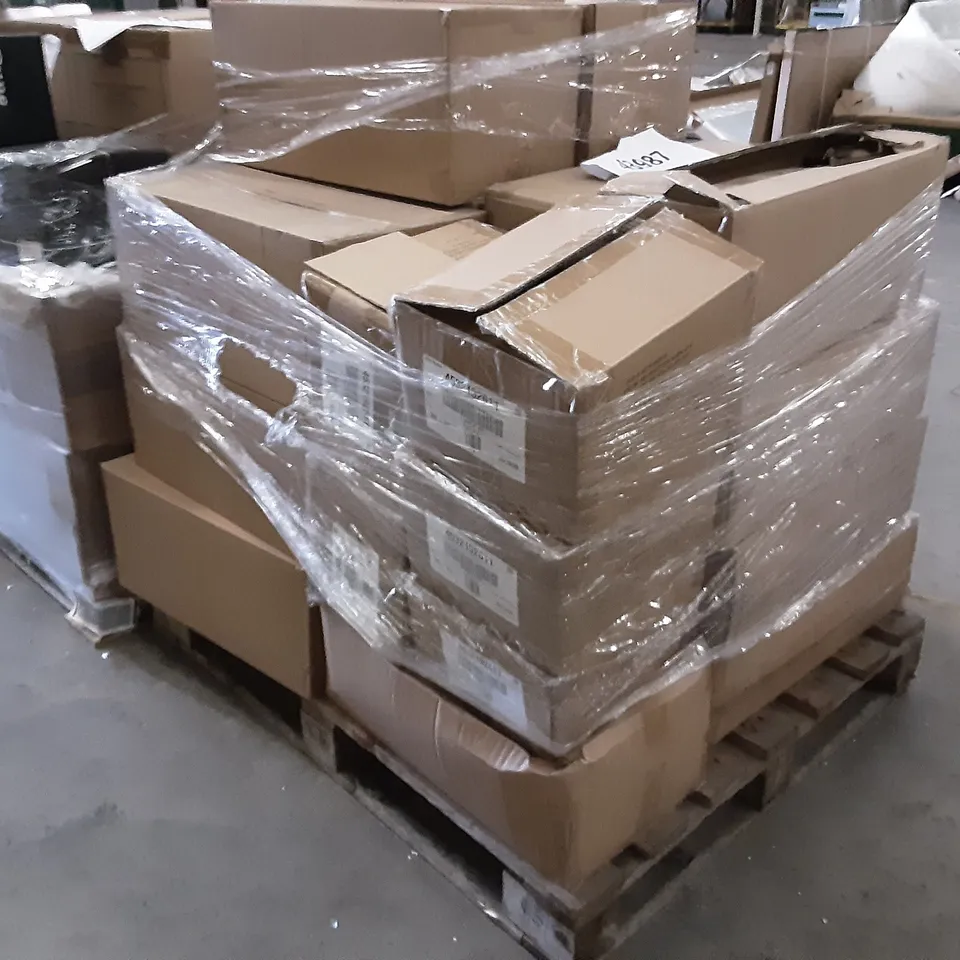 PALLET OF 5 BOXES OF COZEE HOME WEIGHTED SHOULDER WRAPS, 8 BOXES COZE HOME EYEMASKS & 11 BOXES OF HOLLYWOOD BROWZER DELUXE MICROFIBRE PUFFS  