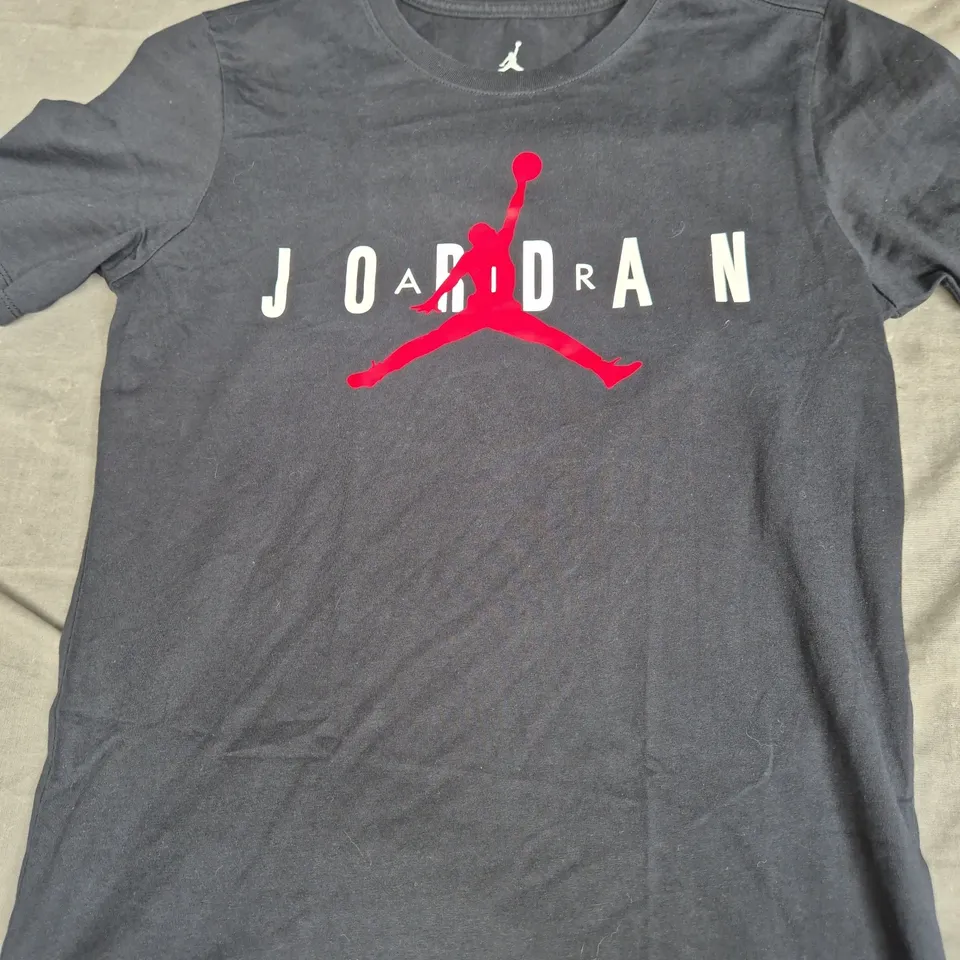 AIR JORDAN T-SHIRT - BLACK - SIZE SMALL