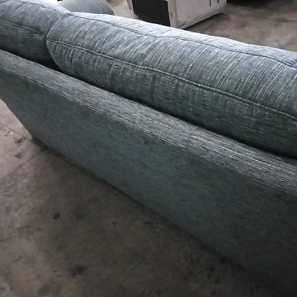 QUALITY BRITISH DESIGNED & MANUFACTURED G PLAN SEATTLE 3 SEATER WAFFLE MARINE FABRIC SOFA