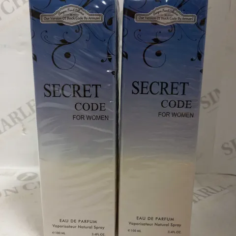 LOT OF 12 DFC SECRET CODE EDP 100ML