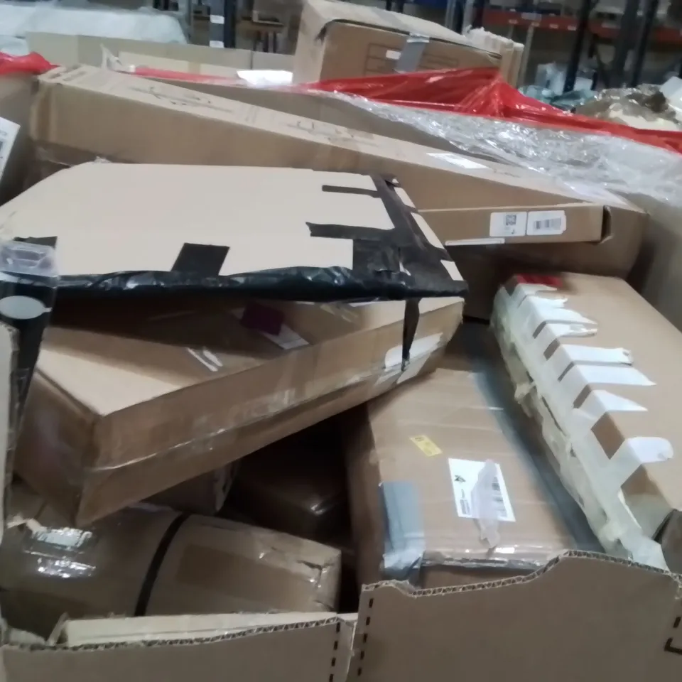 PALLET OF ASSORTED HOUSEHOLD GOODS AND PRODUCTS TO INCLUDE;SUITCASE,AIR COOLER,CLOTHES AIRER