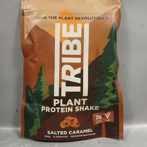 SEALED TRIBE PLANT PROTEIN SHAKE IN SALTED CARAMEL 500G