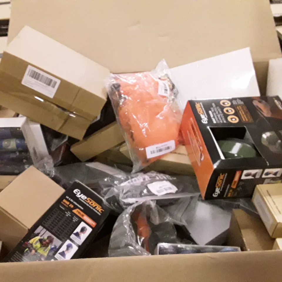 PALLET OF 6 BOXES CONTAINING ASSORTED PRODUCTS INCLUDING INFRARED THERMOMETER, HDMI CABLE, HALLOWEEN MASK, PHONE CASE, CAR FAN, DIY PAINT BY NUMBERS