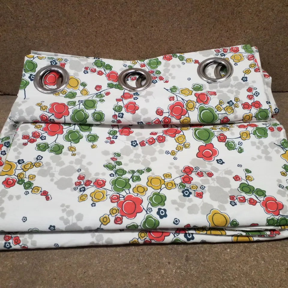 APRIL LINED EYELET ROOM DARKENING CURTAINS 