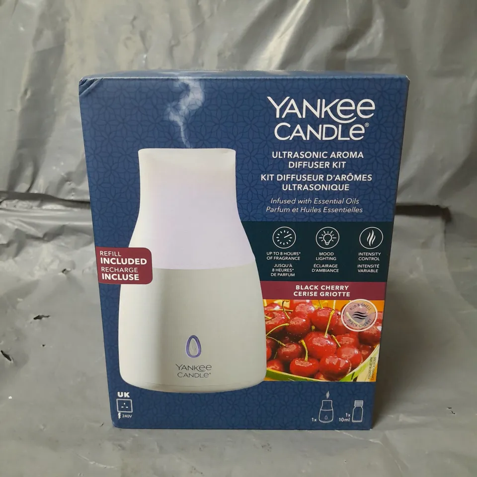 BOXED YANKEE CANDLE ULTRASONIC AROMA DIFFUSER KIT RRP £29.99