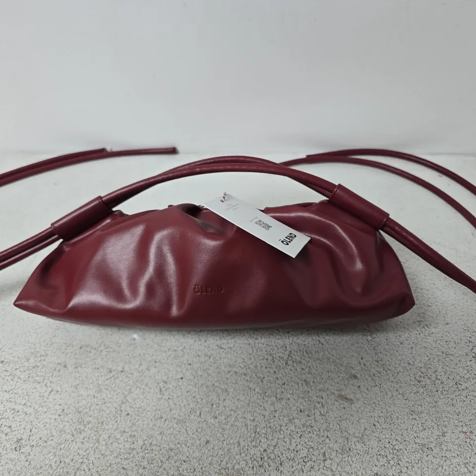 OLEND DUMPLING BAG – CHERRY RED, ONE SIZE