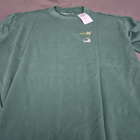 ABERCROMBIE & FITCH GREEN T-SHIRTS - MEDIUM