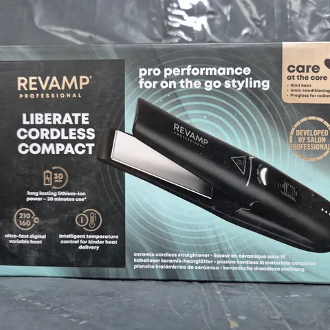 BOXED REVAMP LIBERATE CORDLESS COMPACT STRAIGHTENER ST-1700X-EU2