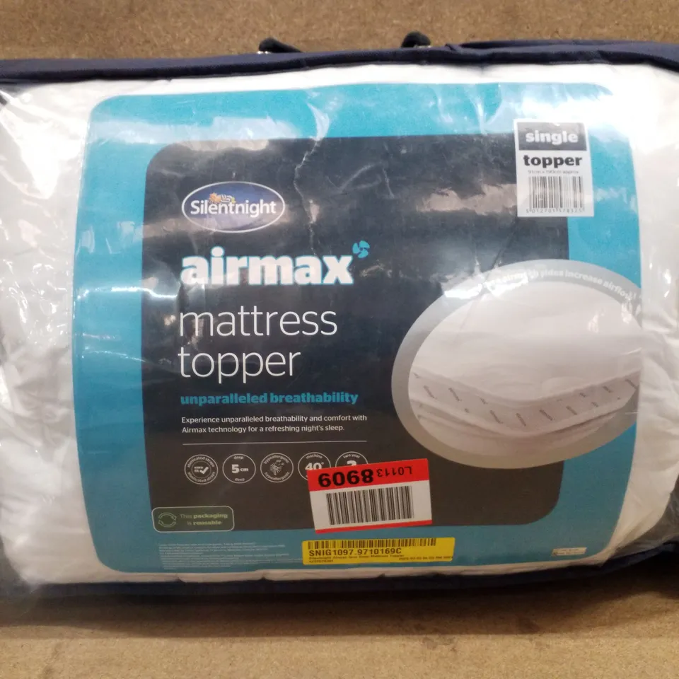 SILENTNIGHT AIRMAX 5CM DEEP MATTRESS TOPPER