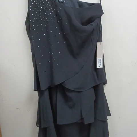 ROMAN BLACK HOTFIX DRESS - 14