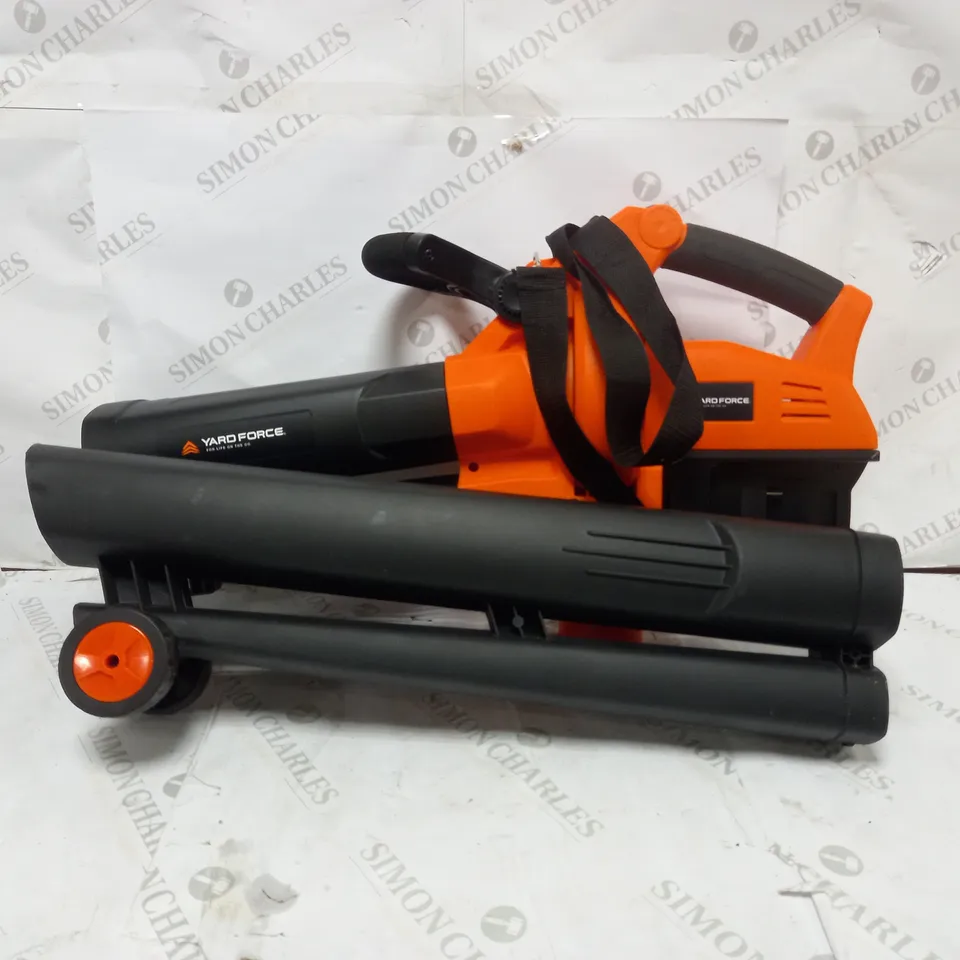 YARDFORCE 40V CORDLESS 3 IN 1 BLOWER VACUUM 
