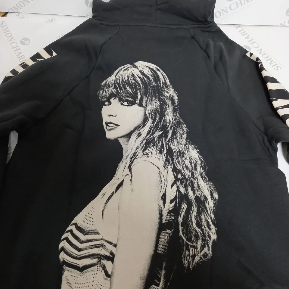 TAYLOR SWIFT TS ERAS TOUR BLACK HOODIE - S