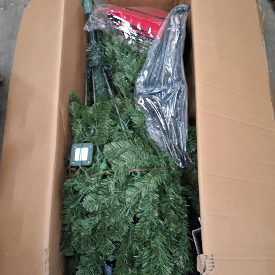 PRE-LIT SEASONAL TREE WITH STAND - SIZE UNSPECIFIED 