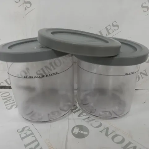 NINJA DESSERT TUBS & LIDS