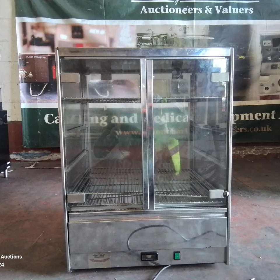 COMMERCIAL STAINLESS STEEL KEEP WARM DISPLAY CABINET