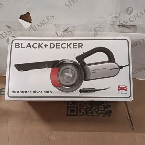 BOXED BLACK AND DECKER DUST BUSTER PIVOT AUTO - PV1200AV-XJ