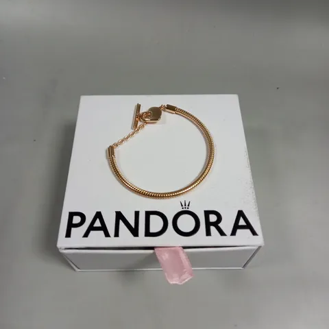 PANDORA ROSE GOLD CHARM BRACELET