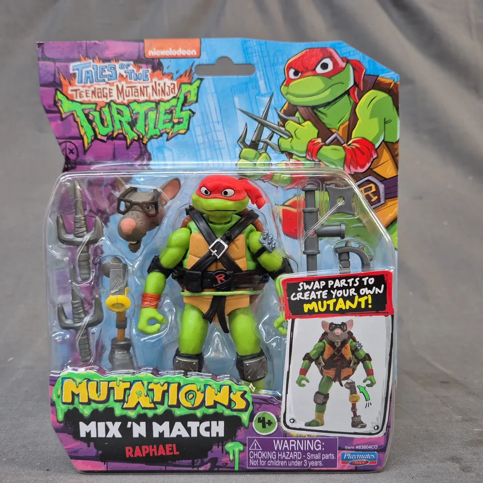 BOXED TALES OF TEENAGE MUTANT NINJA TURTLES: MUTATIONS MIX AND MATCH 4.5-INCH RAPHAEL