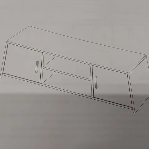 BOXED HOMFA TV STAND (1 BOX)