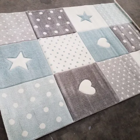 BRAND NEW PACO HOME COSMO 339 RUG IN BLUE - 160×230CM