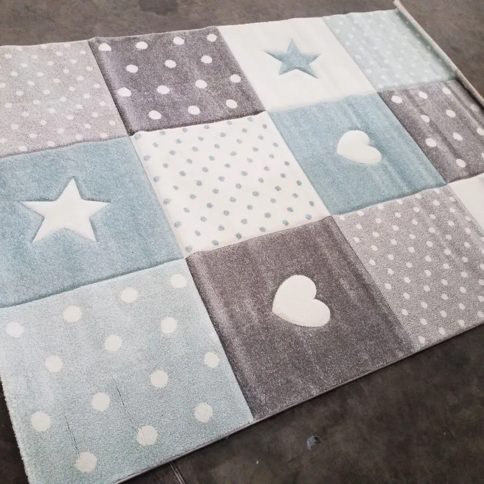 BRAND NEW PACO HOME COSMO 339 RUG IN BLUE - 160×230CM