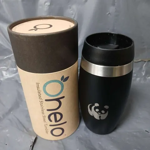 BOXED OHELO PANDA PRINT INSULATED STAINLESS STEEL TUMBLER