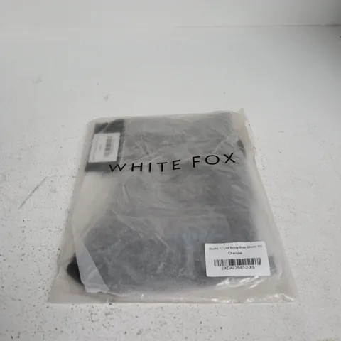 WHITE FOX STUDIO 17 LILA BOOTY BIKE SHORTS XS CHARCOAL