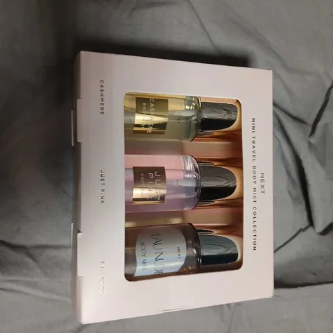 NEXT MINI TRAVEL BODY MIST COLLECTION – 3 X 75ML (CASHMERE, JUST PINK, AND EAU NUDE )
