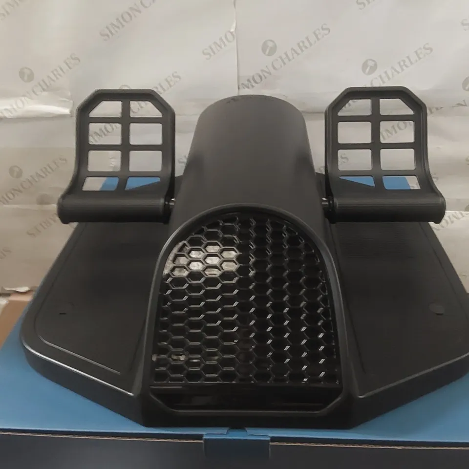 BOXED HONEYCOMB AERONAUTICAL CHARLIE RUDDER PEDALS WITH ADJUSTABLE TENSION