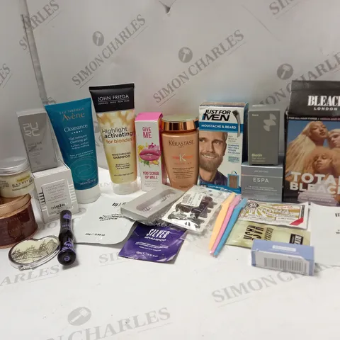 LOT OF BEAUTY PRODUCTS TO INCLUDE SHAMPOO, HAIR VITAMINS, ETC
