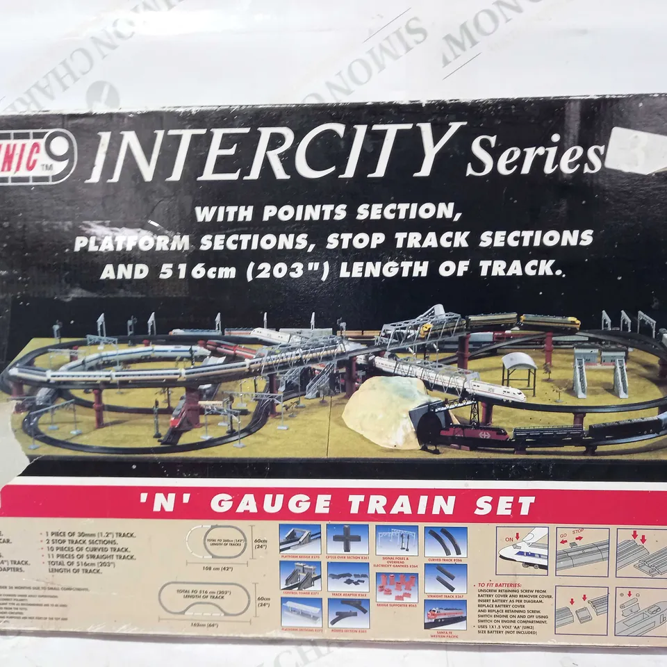 PETERKIN TECHNIC INTERCITY SERIES 3 'N' GAUGE TRAIN SET
