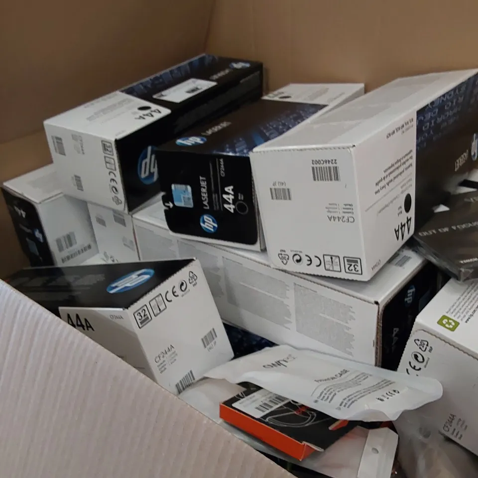 PALLET OF ASSORTED ITEMS INCLUDING, HP LASER JET INK CARTRIDGES, HP COLOUR CARTRIDGES, ITALOBRITISH SPICY PASTA, PHONE CASES, APPLE WATCH CASES, SMART WATCH STRAPS