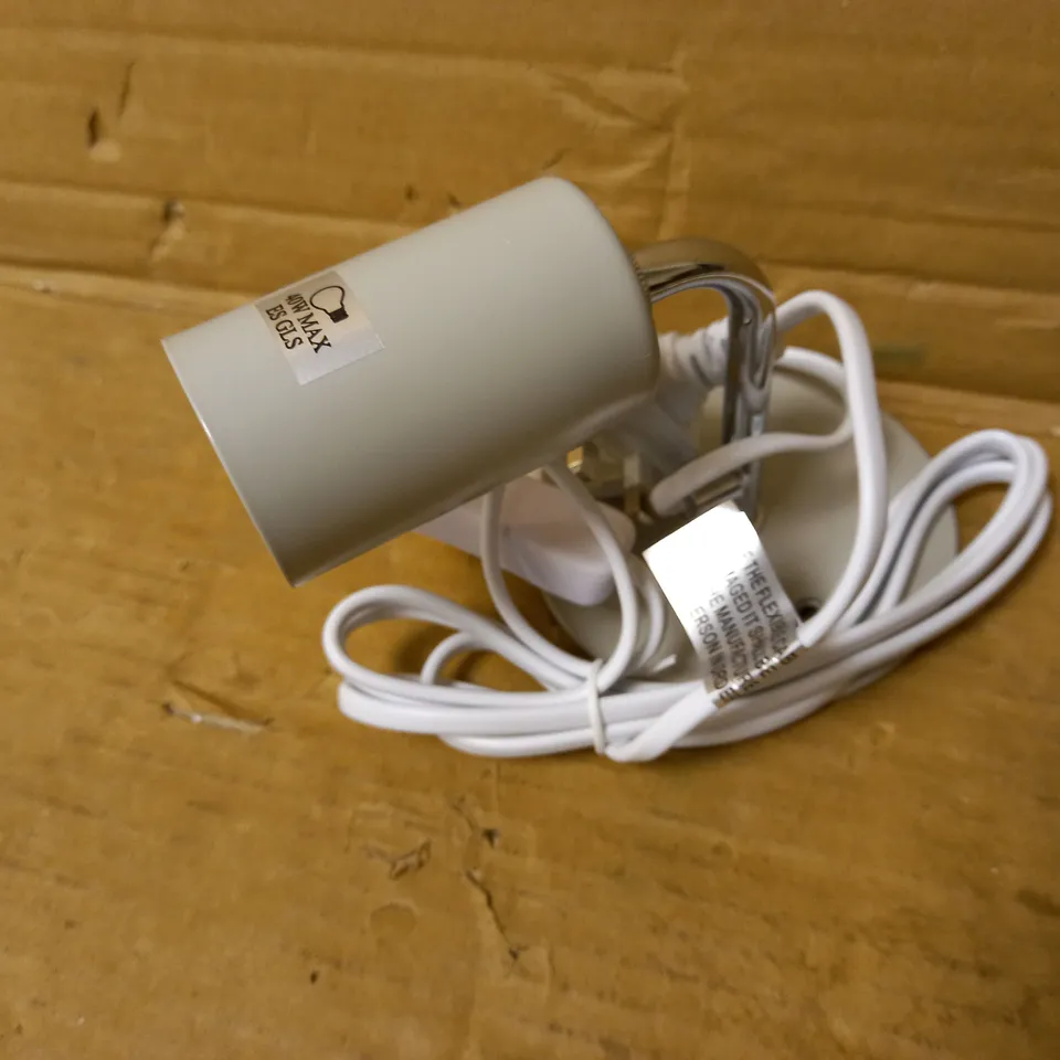 JOHN LEWIS PLUG & PLUG INWALL LIGHT - GREY