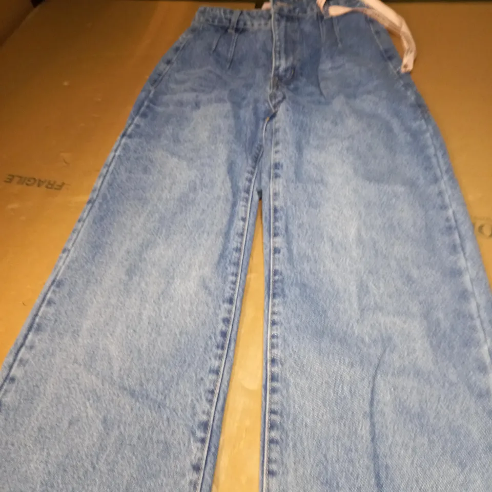 PAIR OF OH POLLY STRAIGHT LEG DENIM JEANS SIZE 6 