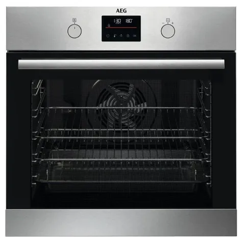 AEG BEK335061M 72 LITER ELECTRIC BUILT IN SINGLE OVEN - STAINLESS STEEL