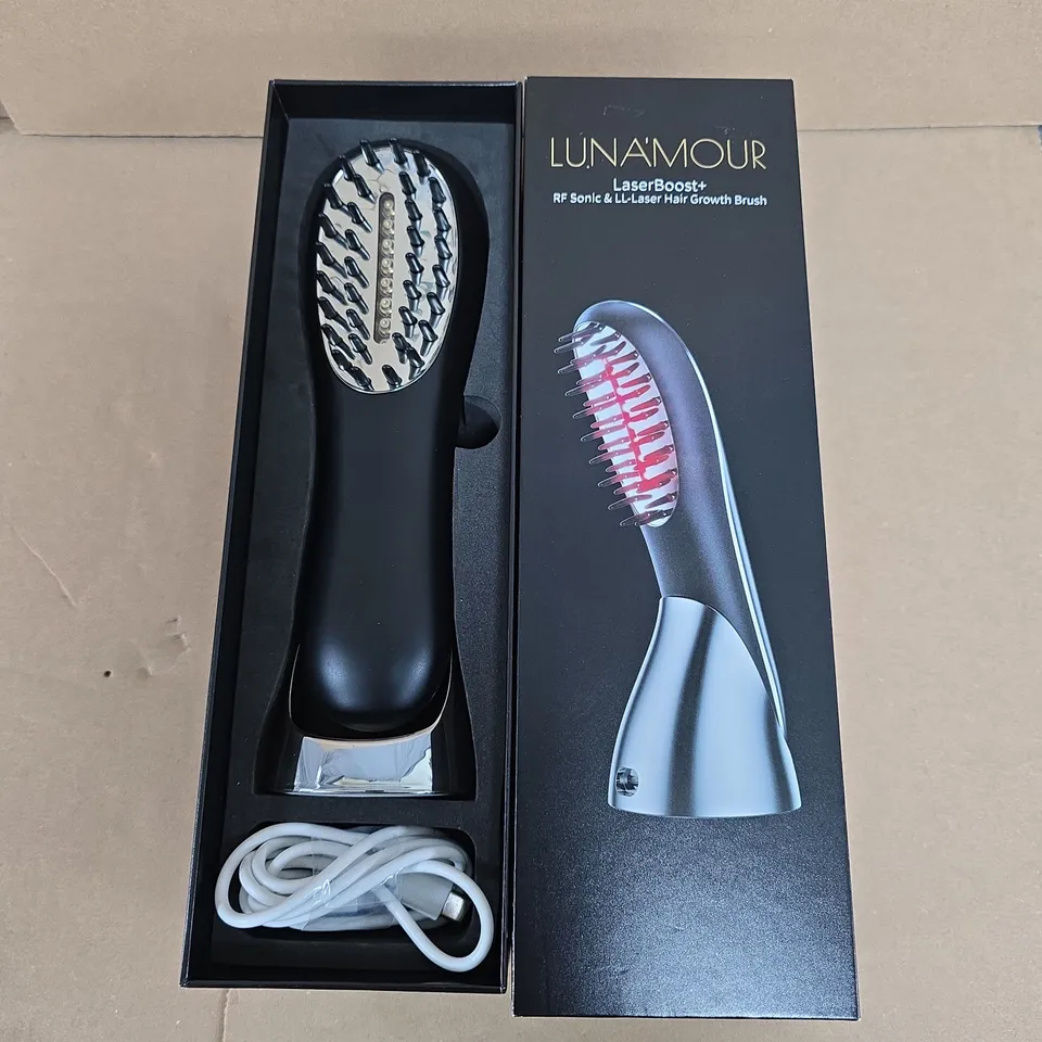 LUNAMOUR LASERBOOST+ RF SONIC & LL-LASER HAIR GROWTH BRUSH 