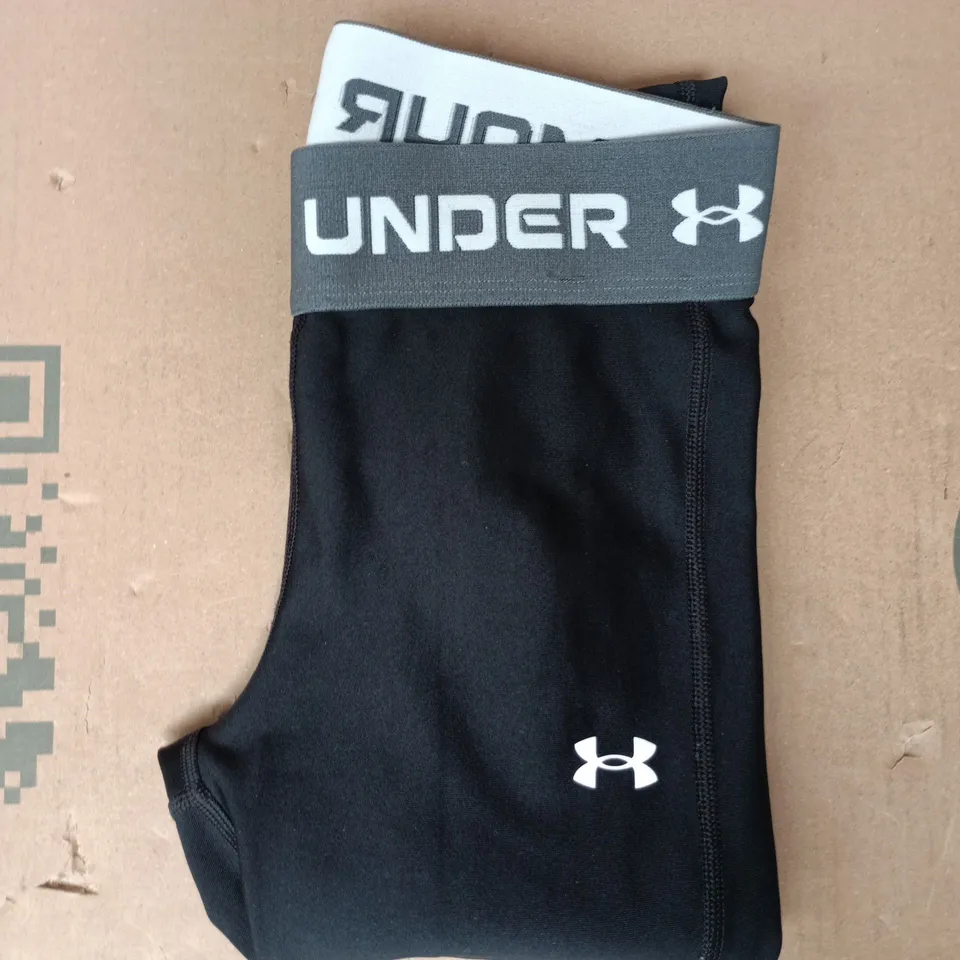 UNDER ARMOUR LEGGINGS IN BLACK/GREY SIZE UNSPECIFIED